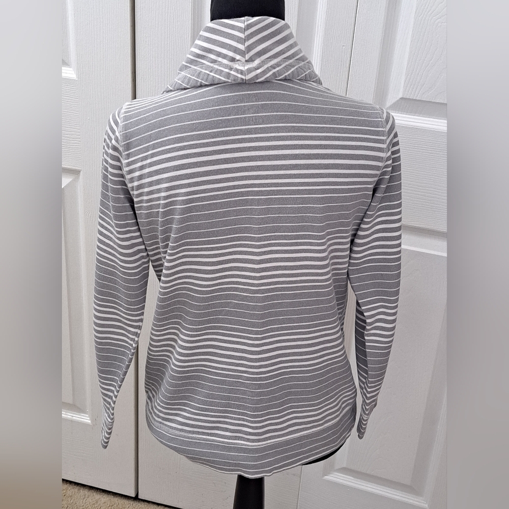 Made For Life Striped Top With A Drawstring Front - Picture 2 of 9